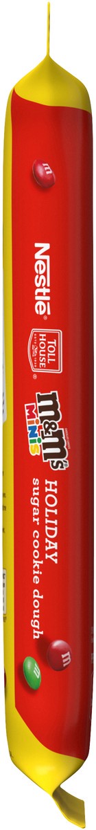 slide 3 of 11, Toll House M&M'S Minis Holiday Refrigerated Sugar Cookie Dough, 14 oz