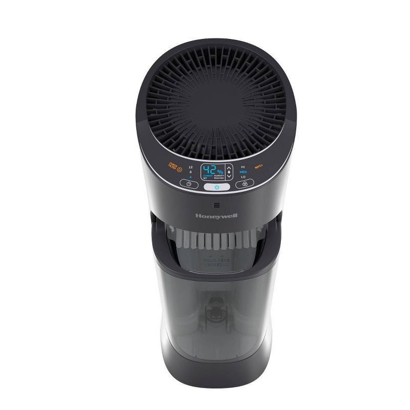 slide 2 of 12, Honeywell Removable Top Fill Tower Humidifier: Cool Mist, 3 Settings, Adjustable Humidity, Portable, Black, ETL Listed, 1 ct