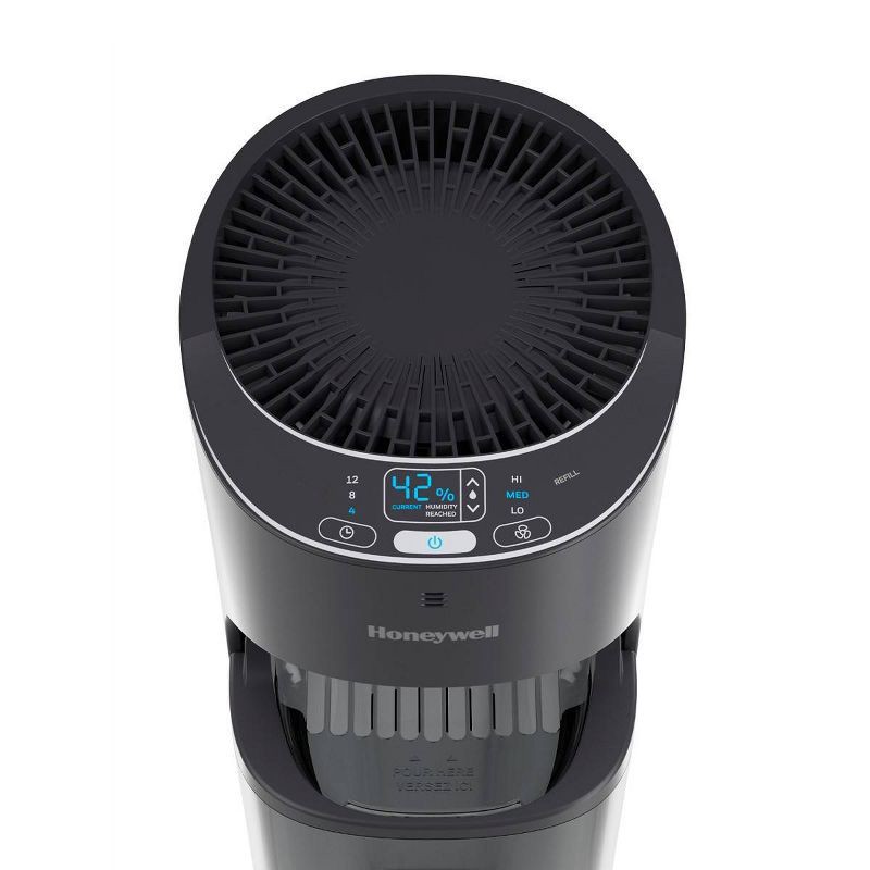 slide 4 of 12, Honeywell Removable Top Fill Tower Humidifier: Cool Mist, 3 Settings, Adjustable Humidity, Portable, Black, ETL Listed, 1 ct