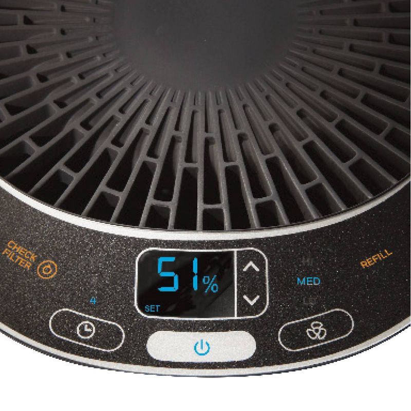 slide 5 of 12, Honeywell Removable Top Fill Tower Humidifier: Cool Mist, 3 Settings, Adjustable Humidity, Portable, Black, ETL Listed, 1 ct