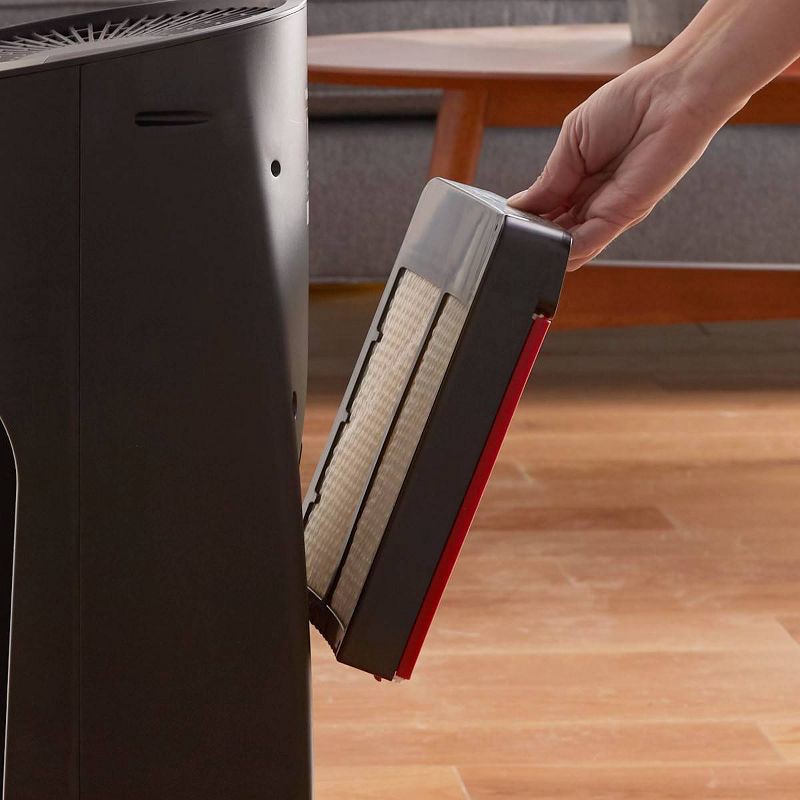 slide 7 of 12, Honeywell Removable Top Fill Tower Humidifier: Cool Mist, 3 Settings, Adjustable Humidity, Portable, Black, ETL Listed, 1 ct