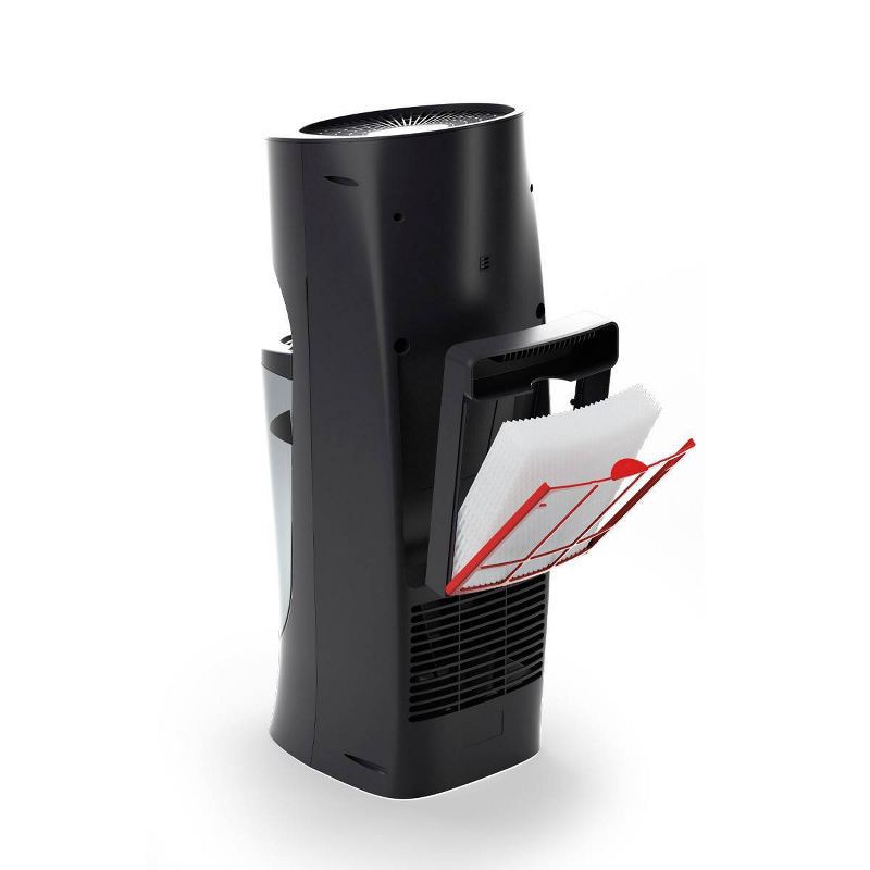 slide 11 of 12, Honeywell Removable Top Fill Tower Humidifier: Cool Mist, 3 Settings, Adjustable Humidity, Portable, Black, ETL Listed, 1 ct