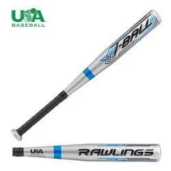 Rawlings 24" T Ball Bat 2018: Youth Aluminum T-Ball Bat, 2.25" Barrel