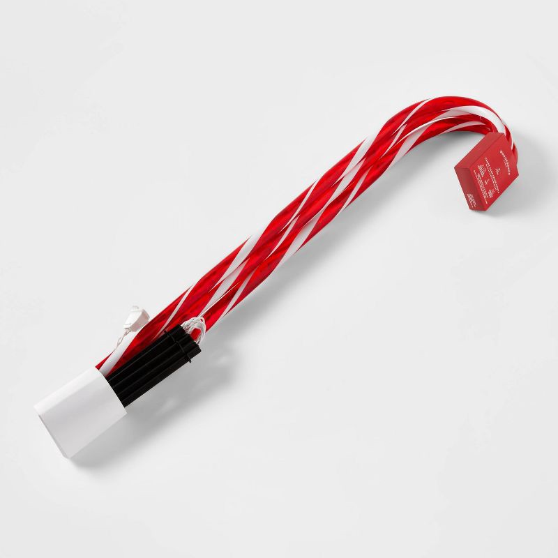 slide 4 of 4, 3ct/28in Candy Cane Christmas Path Lights - Wondershop™, 3 ct