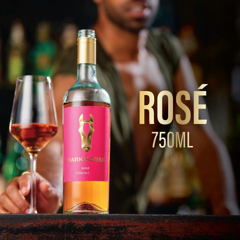 slide 2 of 7, Dark Horse Rose Wine - 750ml Bottle, 750 ml