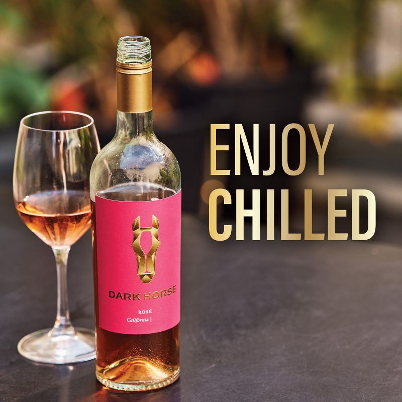 slide 6 of 7, Dark Horse Rose Wine - 750ml Bottle, 750 ml