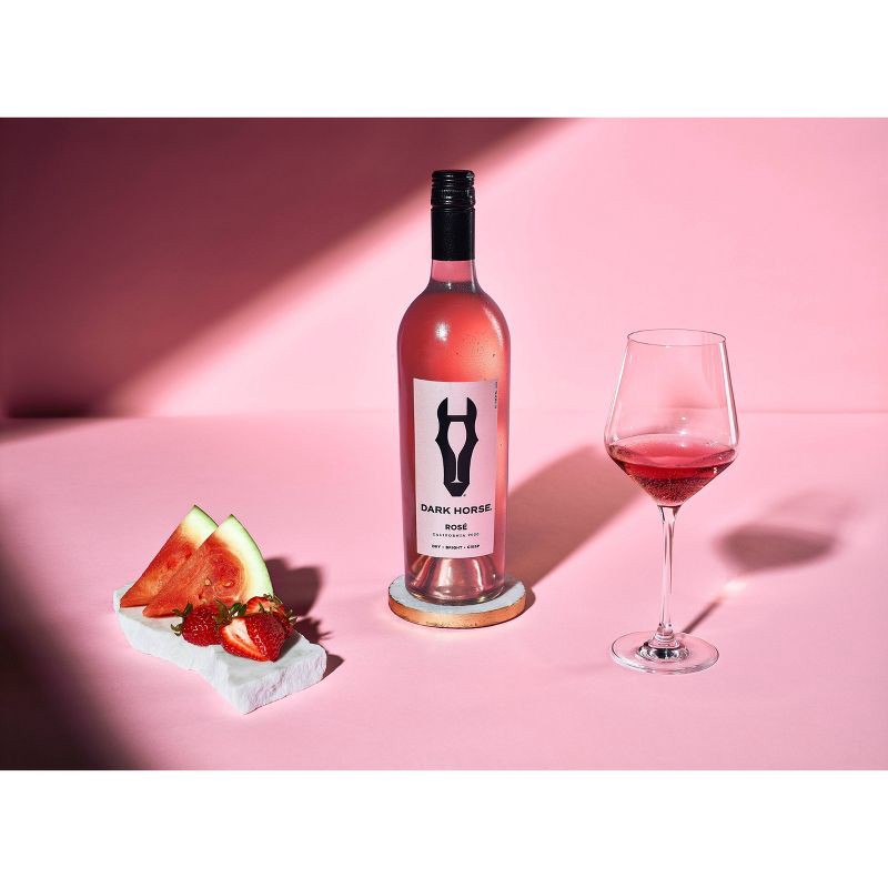 slide 7 of 7, Dark Horse Rose Wine - 750ml Bottle, 750 ml