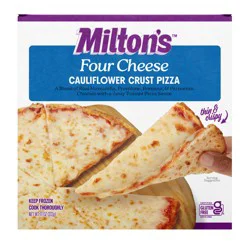 Milton's Pizza, Cauliflower Crust, Thin & Crispy, Four Cheese