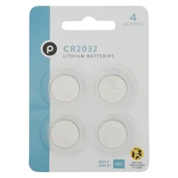 Publix Batteries, Lithium, CR2032