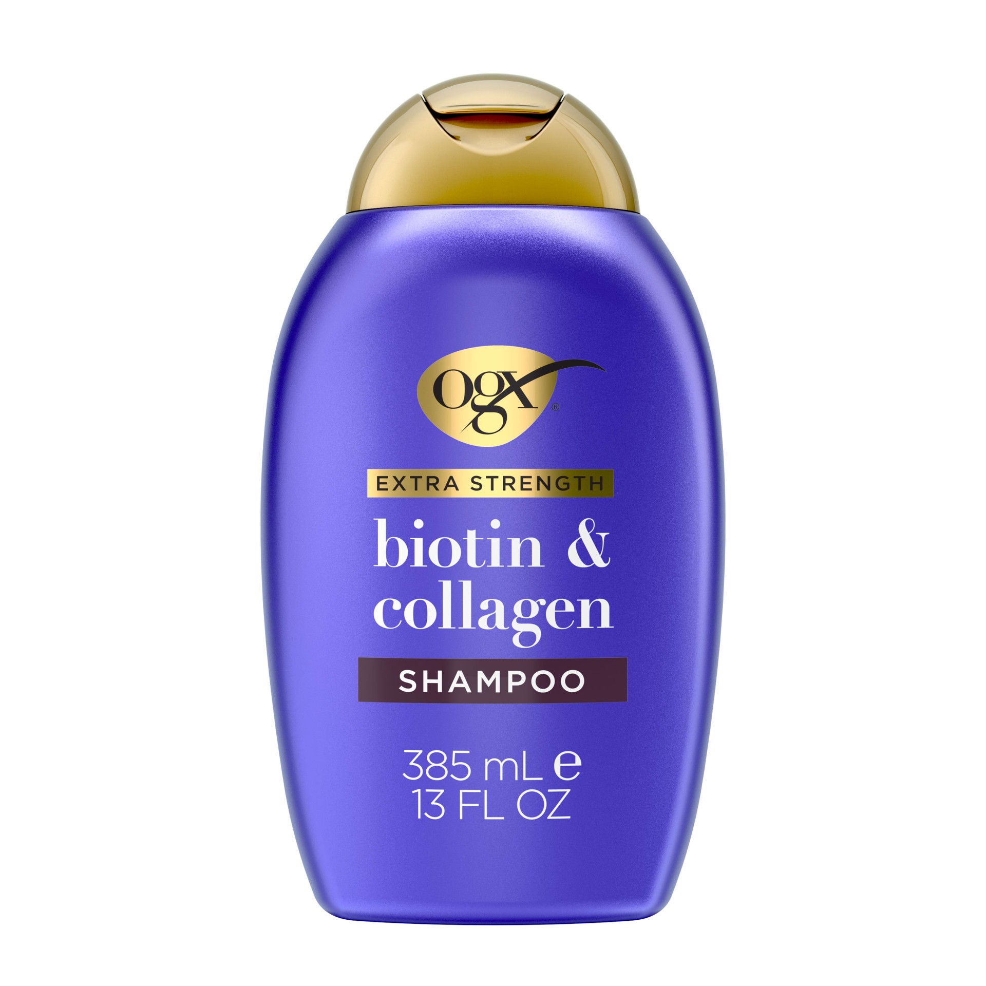 slide 1 of 9, OGX Extra Strength Biotin & Collagen Shampoo, 13 fl oz