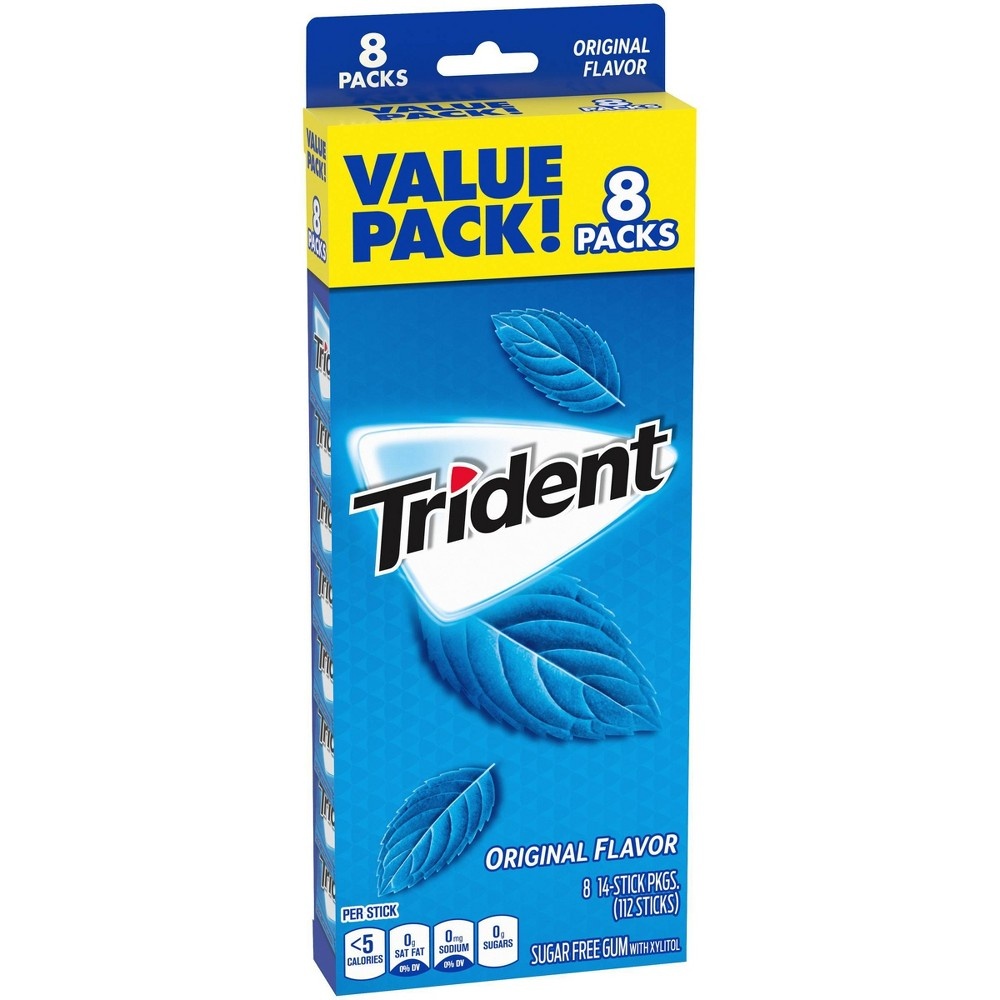 slide 4 of 15, Trident Original Flavor Chewing Gum, 112 ct