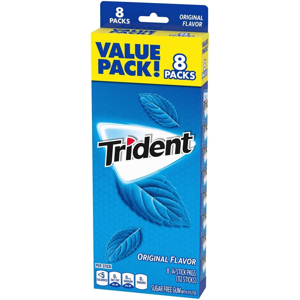 slide 5 of 15, Trident Original Flavor Chewing Gum, 112 ct