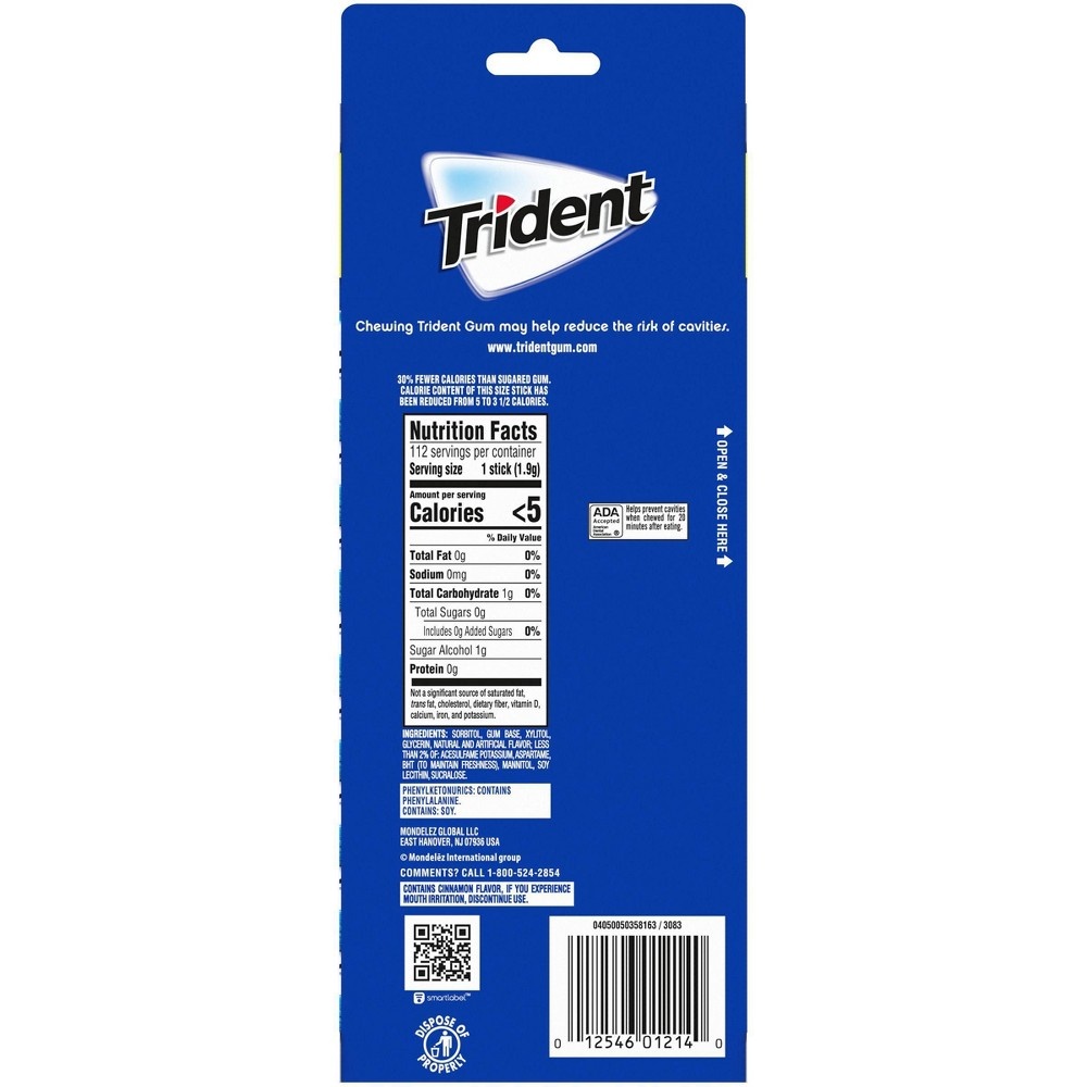 slide 14 of 15, Trident Original Flavor Chewing Gum, 112 ct