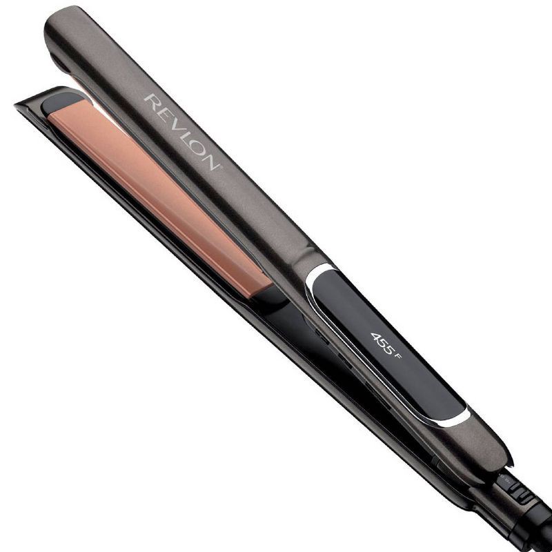 slide 1 of 5, Revlon Salon Straightening Copper Flat Iron 1", 1 ct