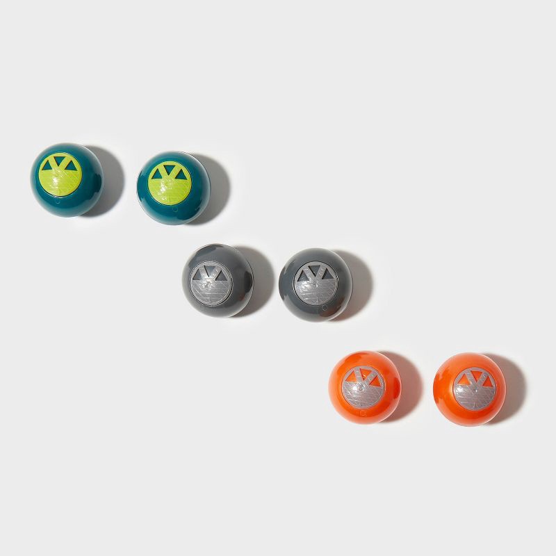 slide 2 of 5, Fab Feet Women's by Foot Petals Sneakers Deodorizer Black/Orange/Blue - 3 pairs: Eliminates Odors, Shoe Freshener, 1 ct