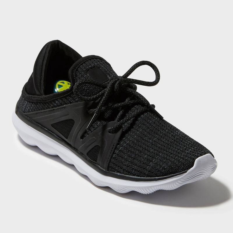 slide 3 of 5, Fab Feet Women's by Foot Petals Sneakers Deodorizer Black/Orange/Blue - 3 pairs: Eliminates Odors, Shoe Freshener, 1 ct