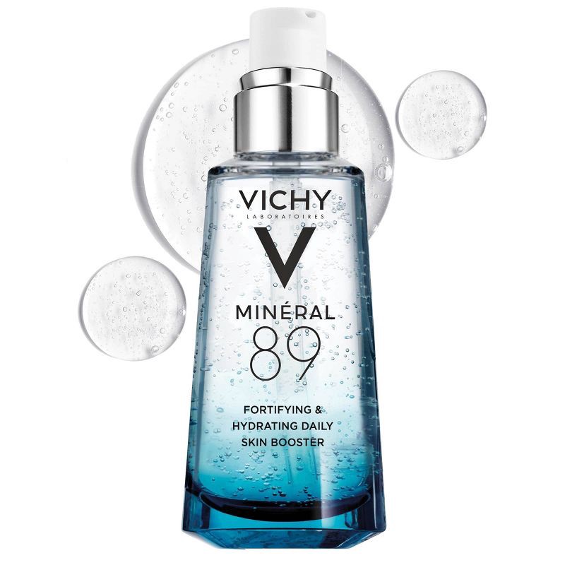 slide 2 of 9, Vichy Mineral 89 Hydrating & Strengthening Daily Skin Booster, Face Serum with Hyaluronic Acid - 1.69 fl oz, 1.69 fl oz