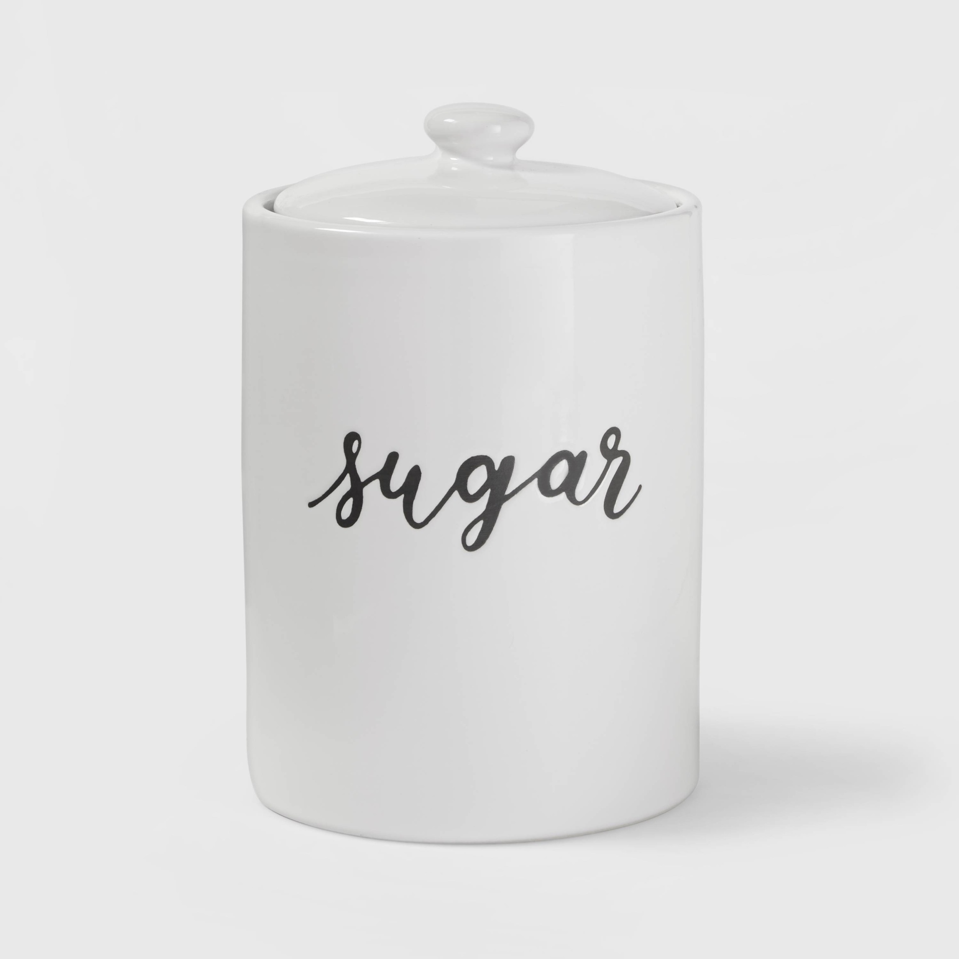 Sugar Food Storage Canister White - Threshold 1 ct
