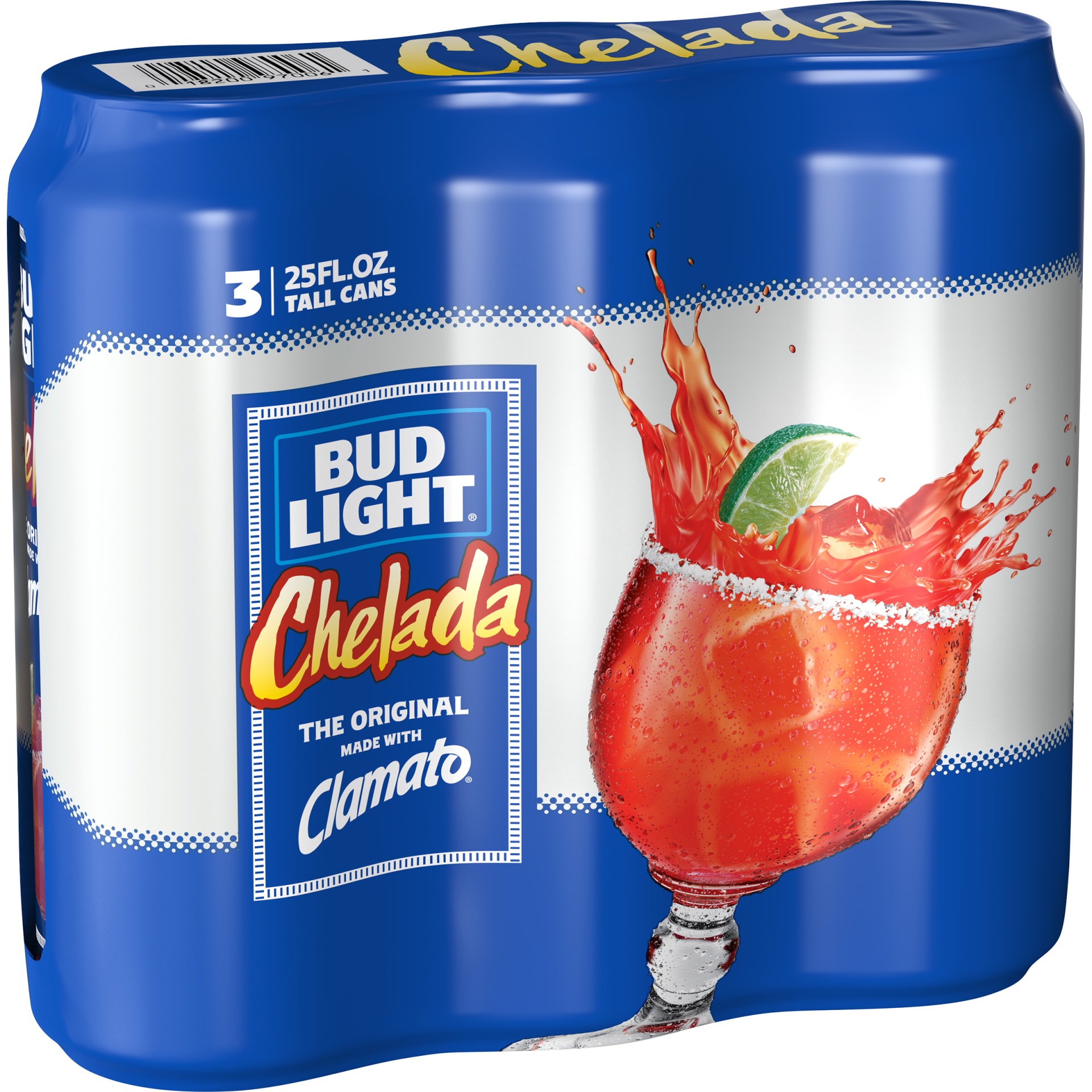 slide 2 of 3, Bud Light & Clamato Chelada, 3 ct; 25 fl oz