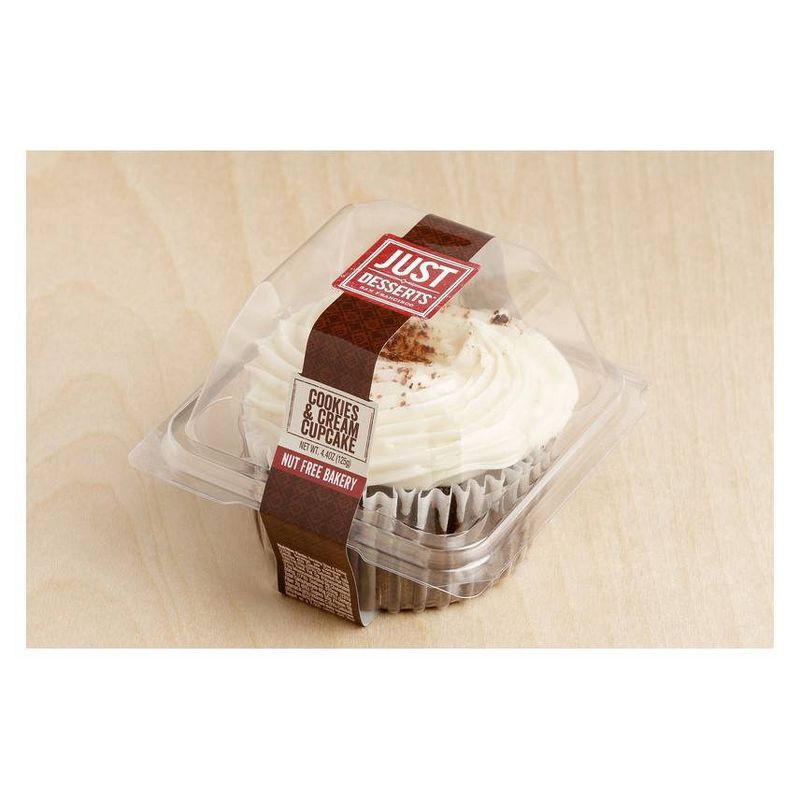 slide 3 of 5, Just Desserts Cookies & Cream Cupcake - 4.4oz, 4.4 oz