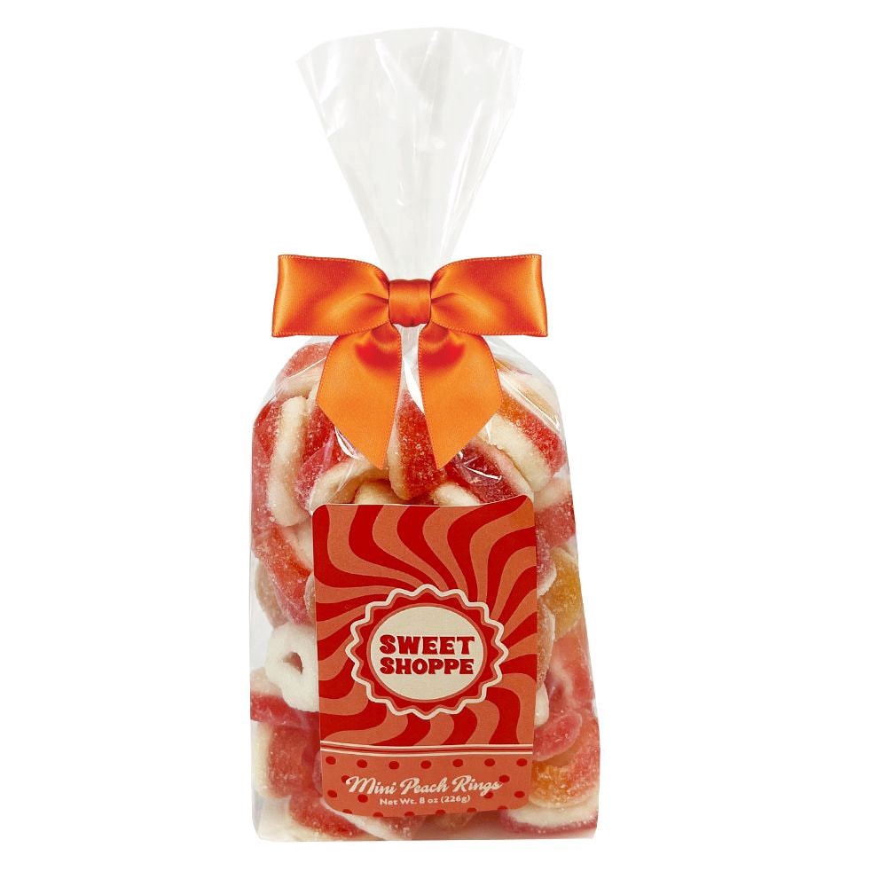 slide 2 of 2, Sweet Shoppe Mini Peach Rings, 8 oz