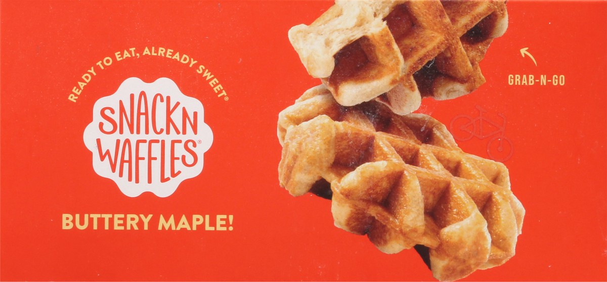 slide 7 of 9, Snack'n Waffles Buttery Maple Waffles 6 ea, 6 ct