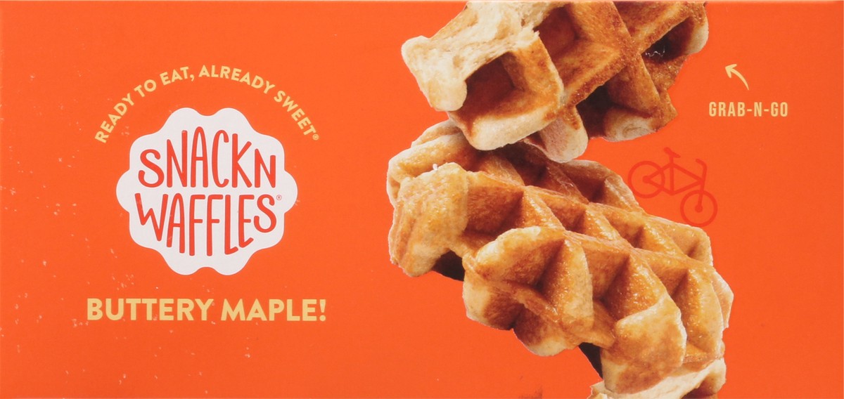 slide 6 of 9, Snack'n Waffles Buttery Maple Waffles 6 ea, 6 ct