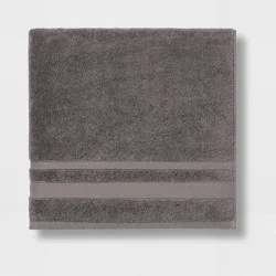 Performance Bath Towel Radiant Gray - Threshold