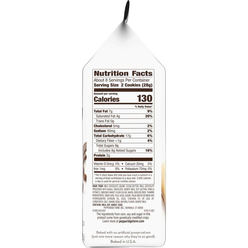 slide 12 of 12, Pepperidge Farm Milano Double Milk Chocolate Cookies - 7.5oz/15ct, 15 ct; 7.5 oz