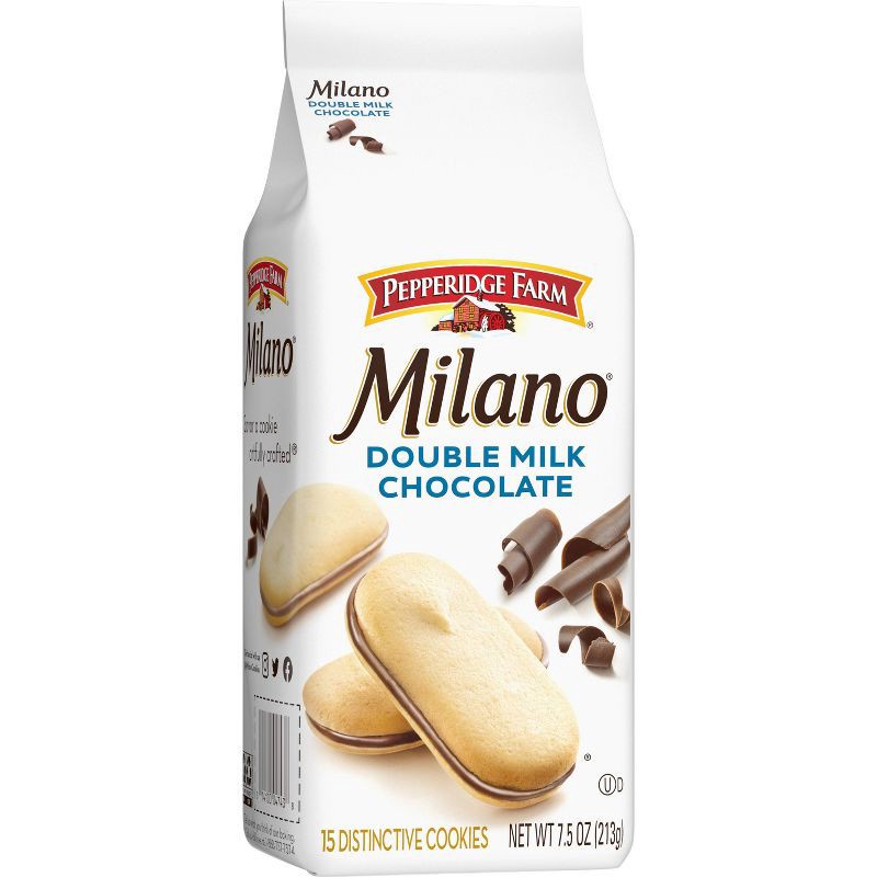 slide 3 of 12, Pepperidge Farm Milano Double Milk Chocolate Cookies - 7.5oz, 7.5 oz