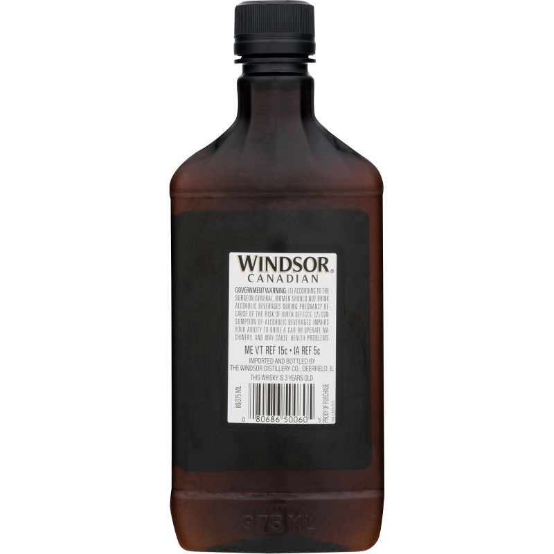 slide 2 of 2, Windsor Canadian Whisky - 375ml Plastic Bottle, 375 ml