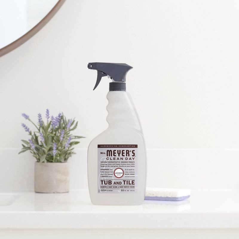 slide 3 of 6, Mrs. Meyer's Clean Day Lavender Tub & Tile Cleaner - 33 fl oz, 33 fl oz