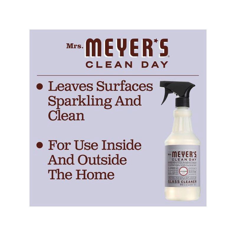slide 4 of 6, Mrs. Meyer's Clean Day Lavender Glass Cleaner - 24 fl oz, 24 fl oz