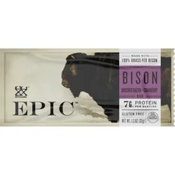 Epic Bison & Bacon Cranberry Nutrition Bar - 1.5oz