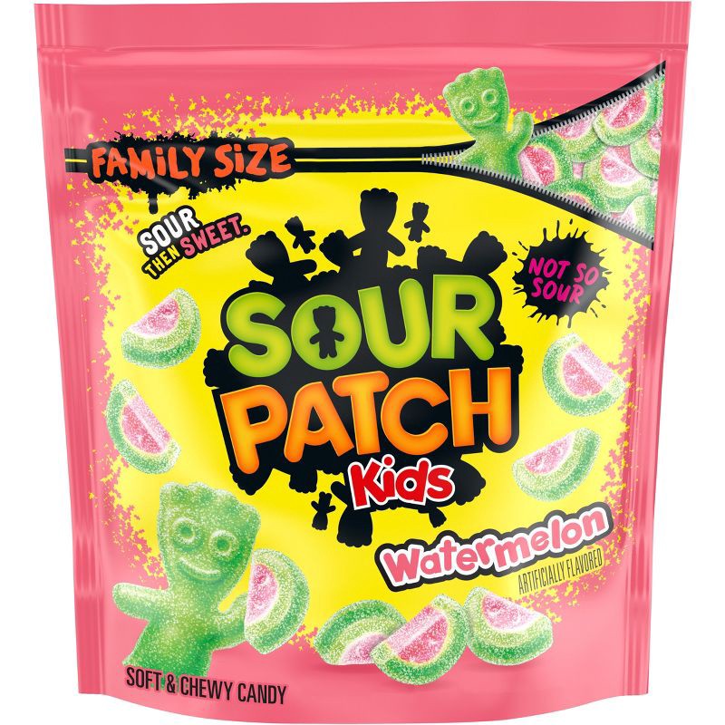 slide 1 of 12, Sour Patch Watermelon Soft & Chewy Candy - 28.8oz, 28.8 oz