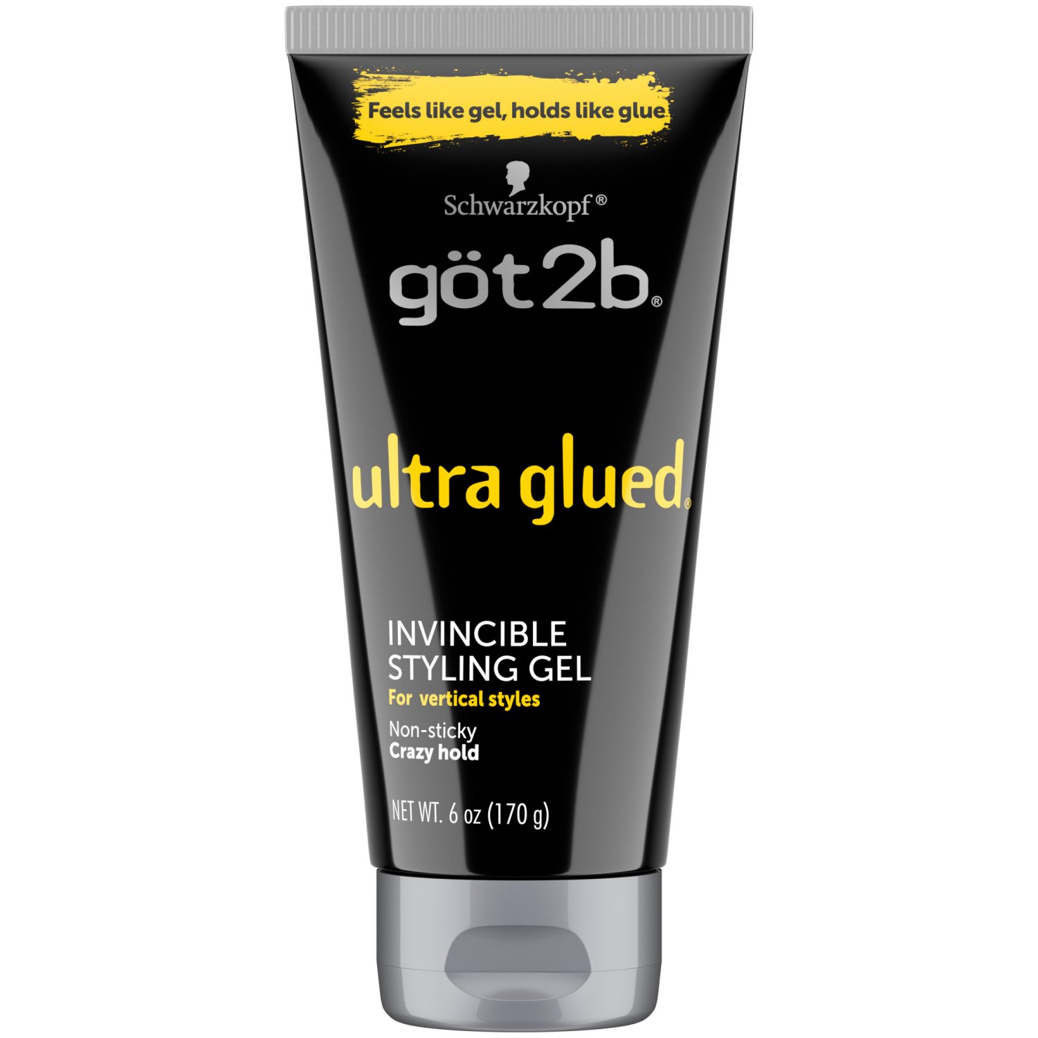 slide 1 of 5, göt2b Ultra Glued Invincible Styling Hair Gel, 6 oz, 6 oz