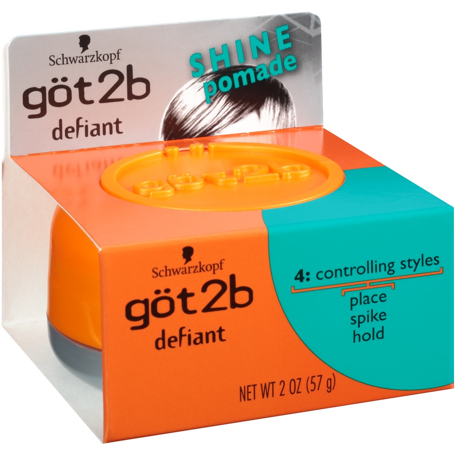 slide 3 of 7, göt2b Defiant Shine Pomade, 2 oz
