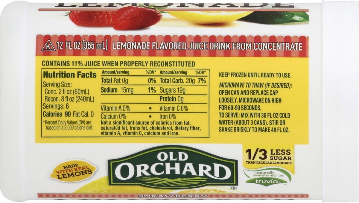 slide 3 of 4, Old Orchard Strawberry Lemonade - 12 oz, 12 oz