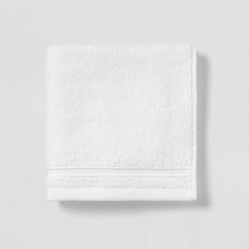 slide 1 of 1, Performance Washcloth White - Threshold, 1 ct