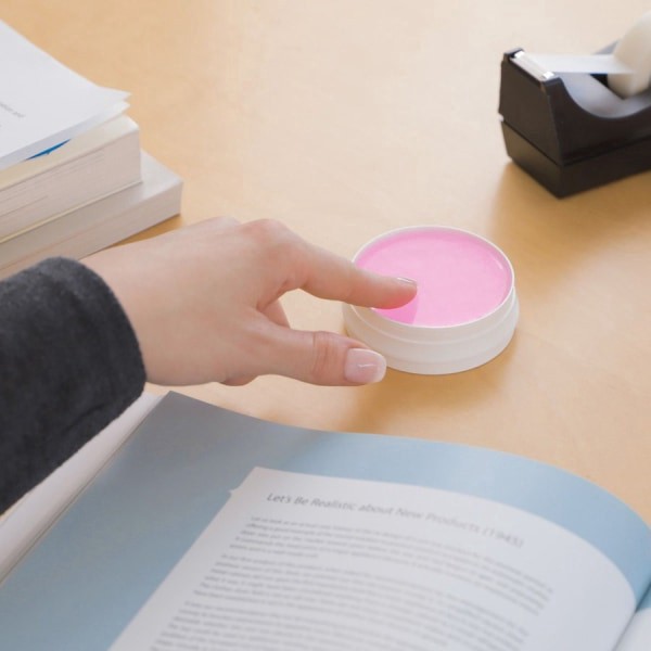 slide 4 of 7, Lee® Sortkwik™ Hygienic Fingertip Moistener, 50% Recycled, 0.38 Oz, Pink, Pack Of 3, 3 ct