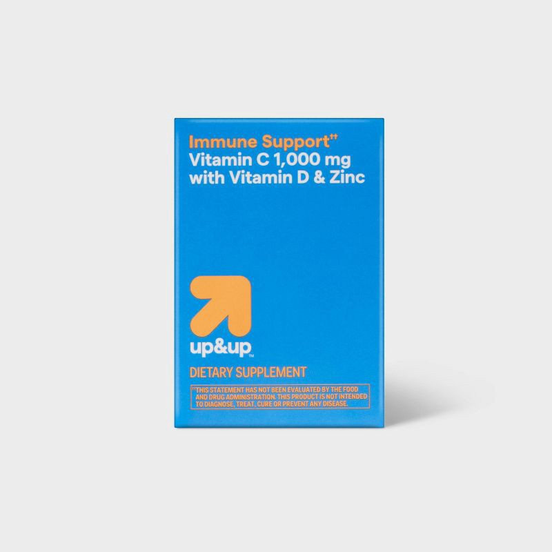 slide 5 of 6, Vitamin C + D Immune Support Powder - Orange - 30ct - up&up™, 30 ct