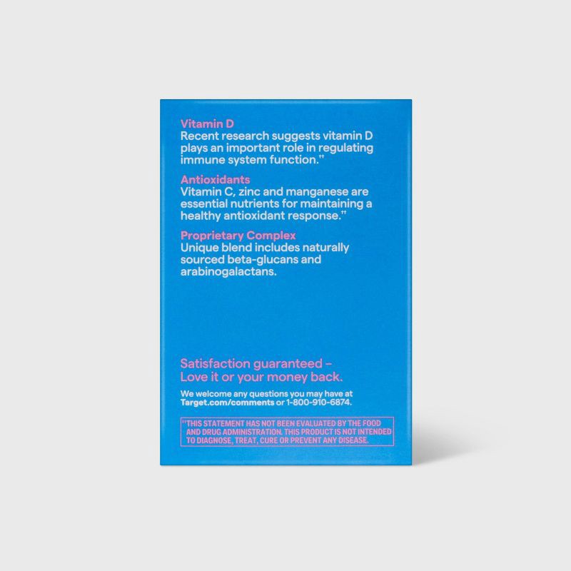 slide 4 of 5, Vitamin C + D Immune Support Powder - Raspberry - 30ct - up&up™, 30 ct