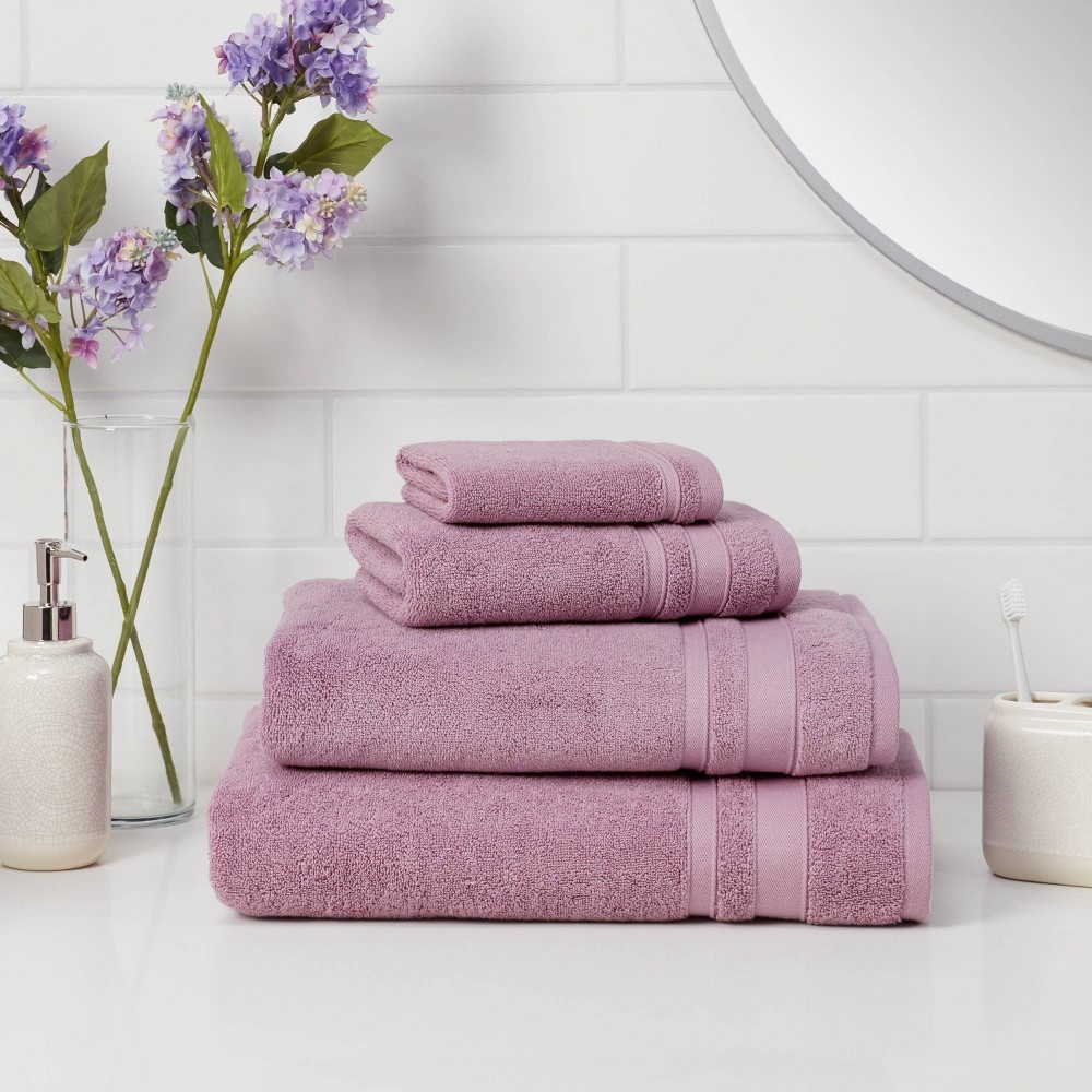 slide 2 of 4, Performance Bath Sheet Lilac Purple - Threshold, 1 ct