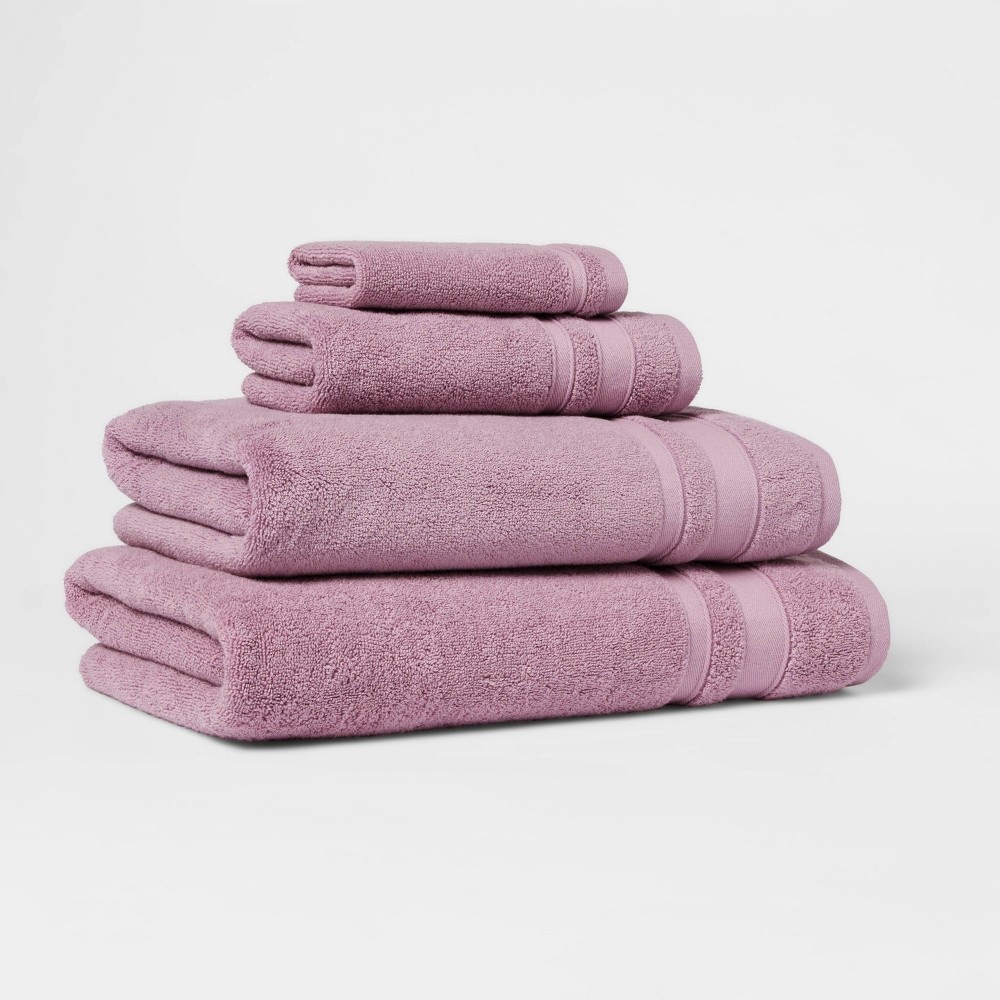 slide 4 of 4, Performance Bath Sheet Lilac Purple - Threshold, 1 ct