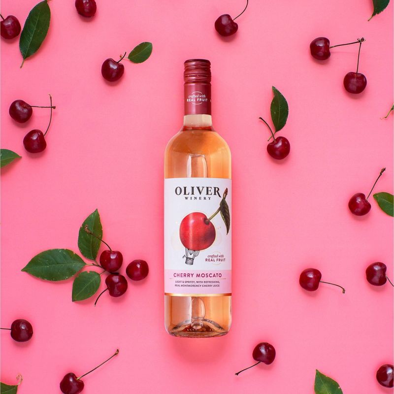 slide 2 of 6, Oliver Cherry Moscato - 750ml Bottle, 750 ml