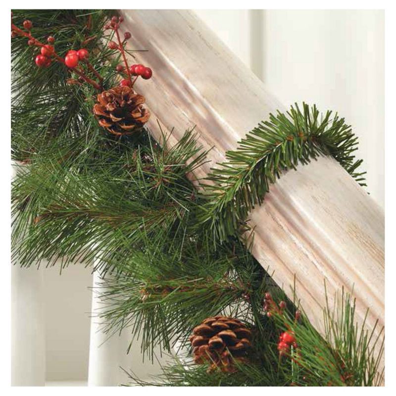 slide 3 of 3, 10ct Artificial Christmas Garland Ties - Wondershop™: Indoor/Outdoor Decoration, 10 ct