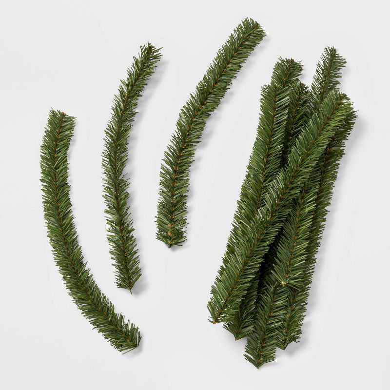 slide 1 of 3, 10ct Artificial Christmas Garland Ties - Wondershop™: Indoor/Outdoor Decoration, 10 ct