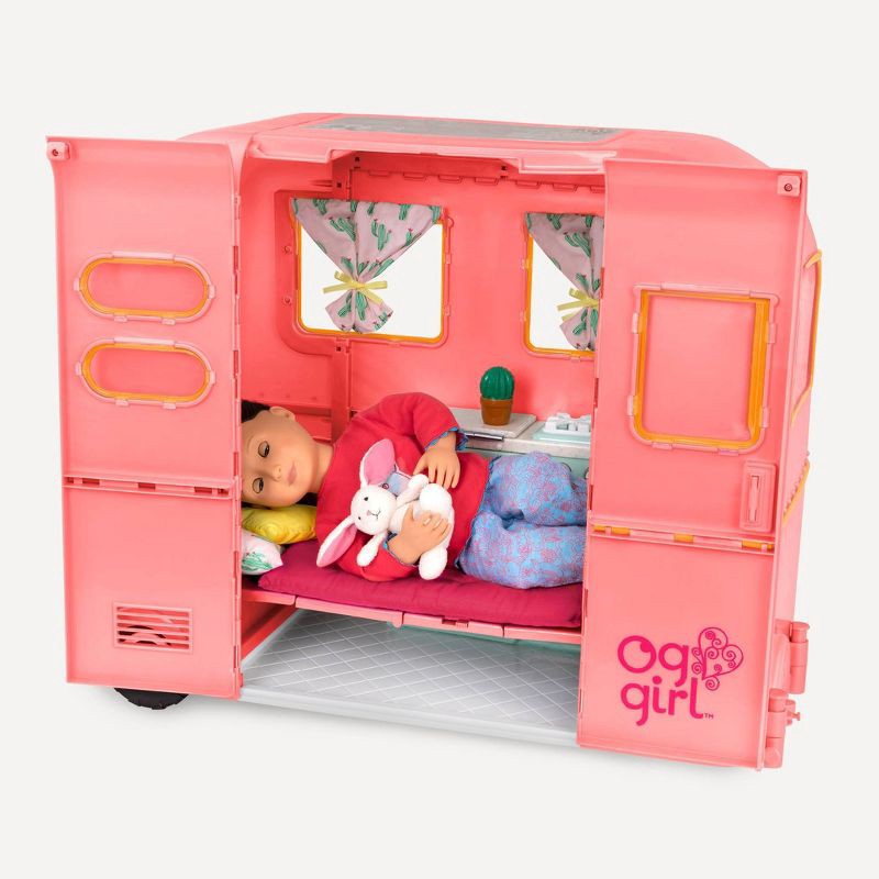 slide 3 of 8, Our Generation RV Seeing You Camper for 18" Dolls - Pink, 1 ct