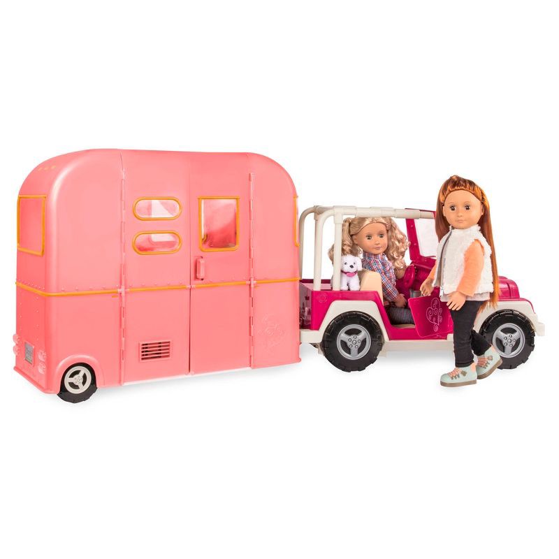 slide 7 of 8, Our Generation RV Seeing You Camper for 18" Dolls - Pink, 1 ct