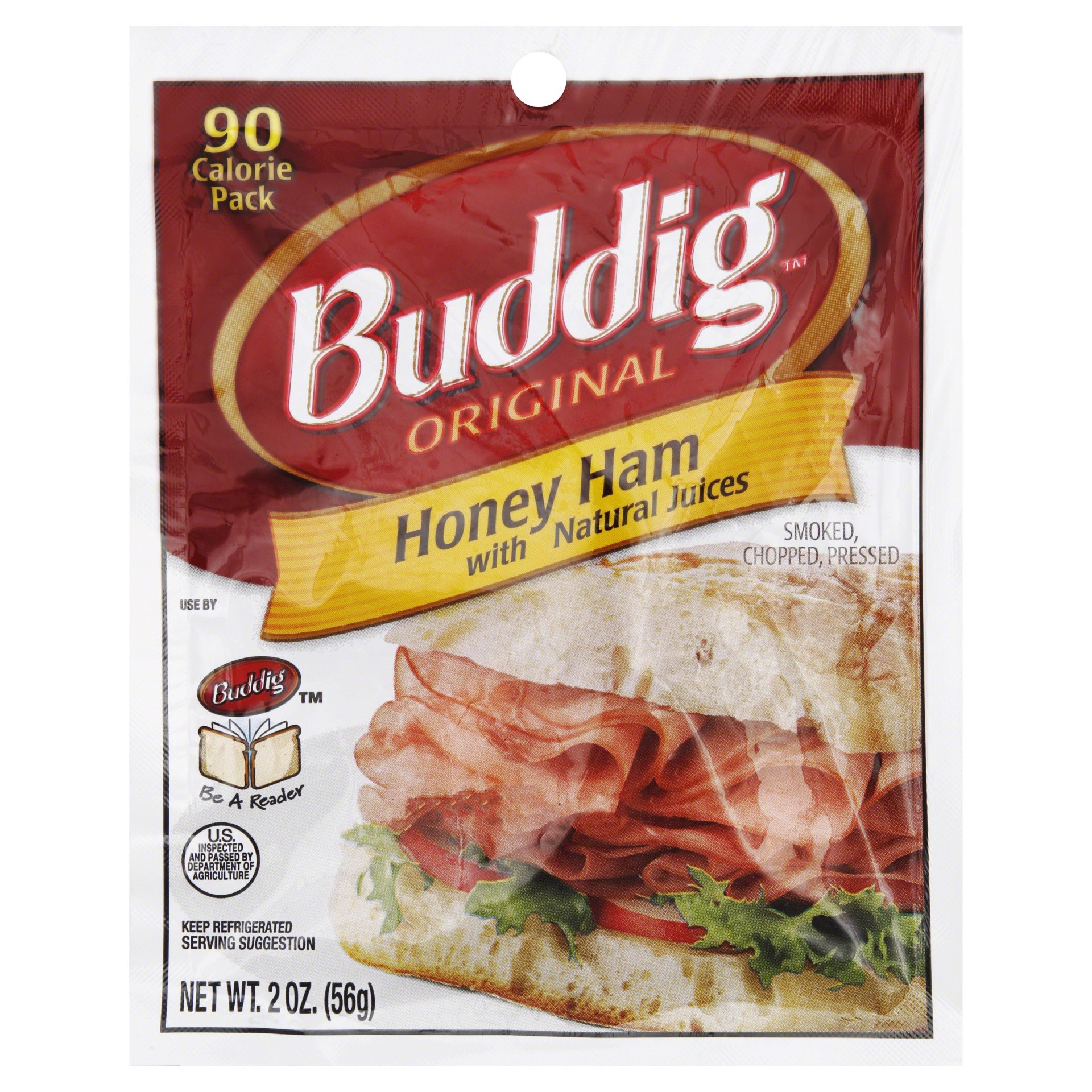 slide 1 of 7, Buddig Carl Buddig Original  Honey Ham, 2 oz, 2 oz